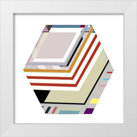 LTower 6B 4 White Modern Wood Framed Art Print by Cartissi