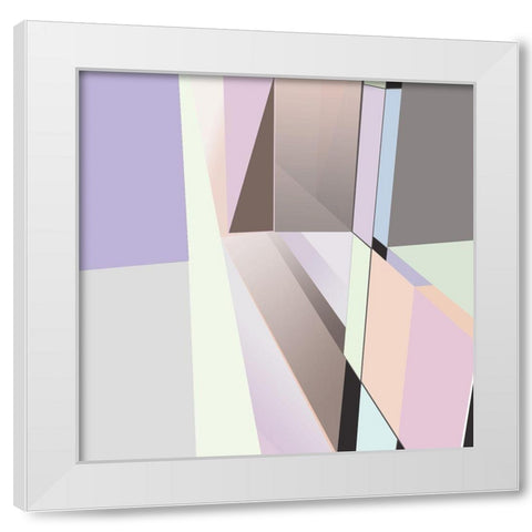 LTower23 4 Pastel White Modern Wood Framed Art Print by Cartissi