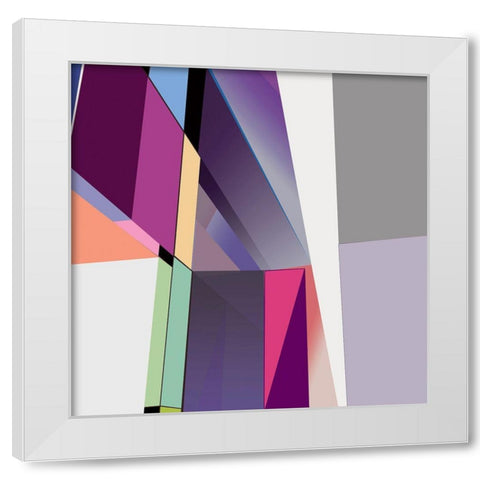 LTower23 8 Brights White Modern Wood Framed Art Print by Cartissi