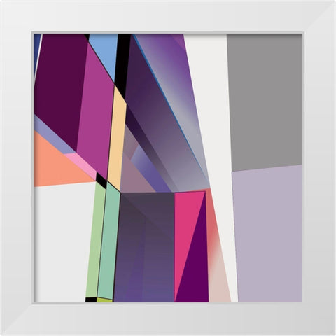 LTower23 8 Brights White Modern Wood Framed Art Print by Cartissi