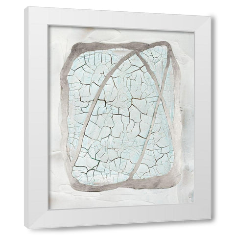Wind Chill III White Modern Wood Framed Art Print by Lam, Vanna