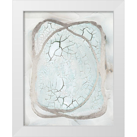 Wind Chill IV White Modern Wood Framed Art Print by Lam, Vanna
