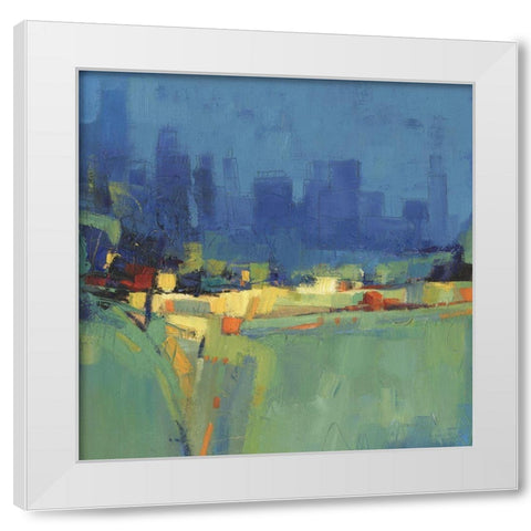 Suburban View I White Modern Wood Framed Art Print by OToole, Tim