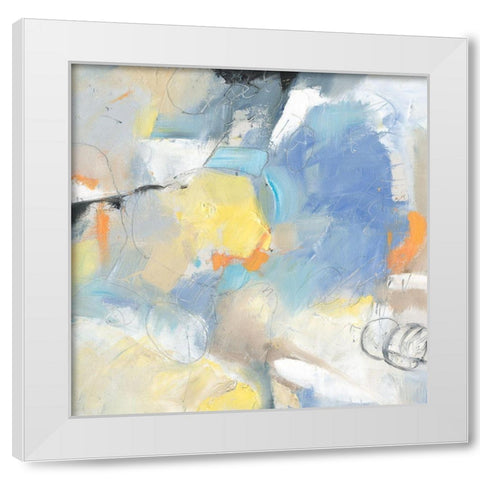 No Strings Attached II White Modern Wood Framed Art Print by OToole, Tim