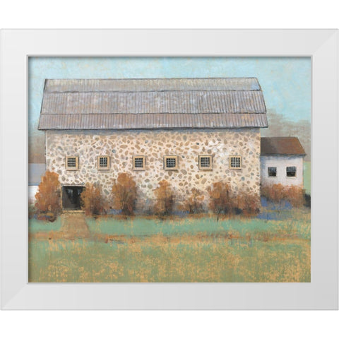 Rustic Barn II White Modern Wood Framed Art Print by OToole, Tim