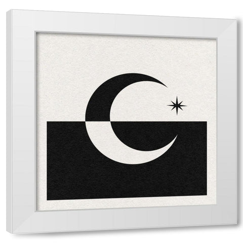 Starry Spirit IV White Modern Wood Framed Art Print by Green, Jacob
