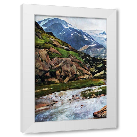 Susten Pass Worth Taking I White Modern Wood Framed Art Print by Aldridge, Ashley