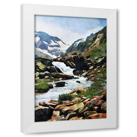 Susten Pass Worth Taking II White Modern Wood Framed Art Print by Aldridge, Ashley