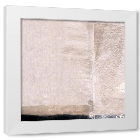Mozaic III White Modern Wood Framed Art Print by Aryai, Sia