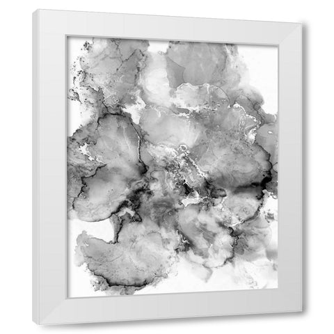 Neutral Crystal White Modern Wood Framed Art Print by Curinga, Kim
