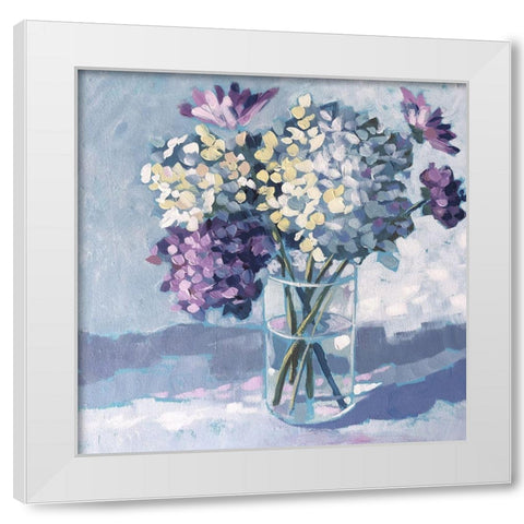 See Only Goodness White Modern Wood Framed Art Print by Riger, Sue