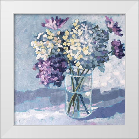 See Only Goodness White Modern Wood Framed Art Print by Riger, Sue