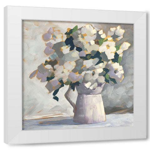 Mothers Love White Modern Wood Framed Art Print by Riger, Sue
