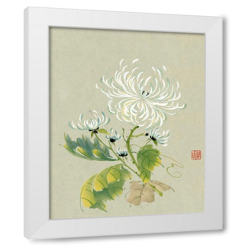Rhythm of the Dance White Modern Wood Framed Art Print by Rae, Nan