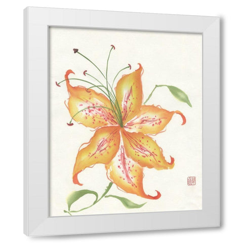 Glory White Modern Wood Framed Art Print by Rae, Nan