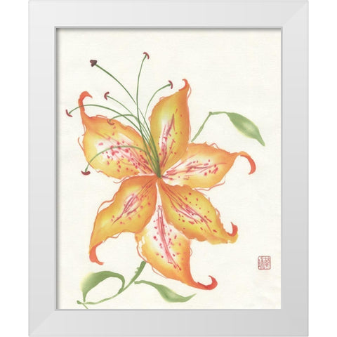 Glory White Modern Wood Framed Art Print by Rae, Nan