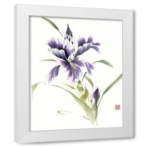 Glamour White Modern Wood Framed Art Print by Rae, Nan