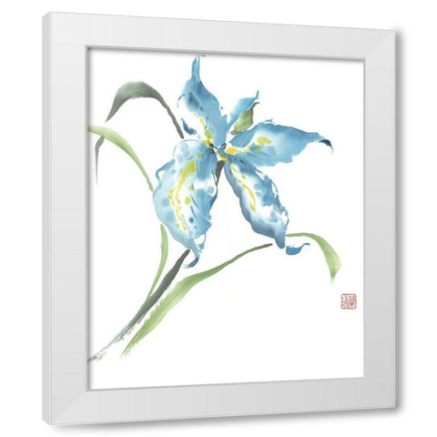 My Happiness White Modern Wood Framed Art Print by Rae, Nan