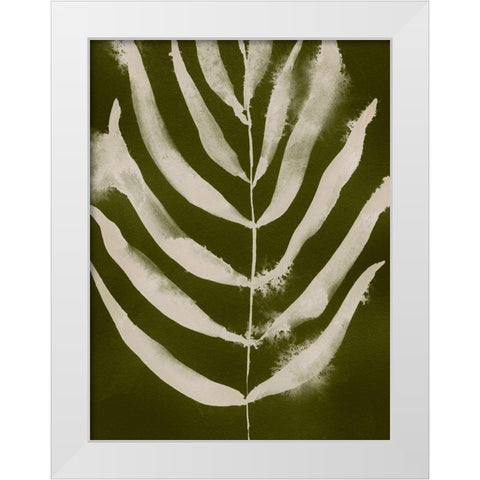 Organic Bloom I White Modern Wood Framed Art Print by Barnes, Victoria