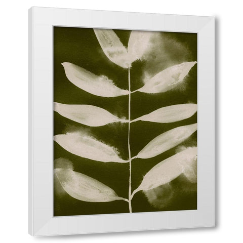 Organic Bloom V White Modern Wood Framed Art Print by Barnes, Victoria