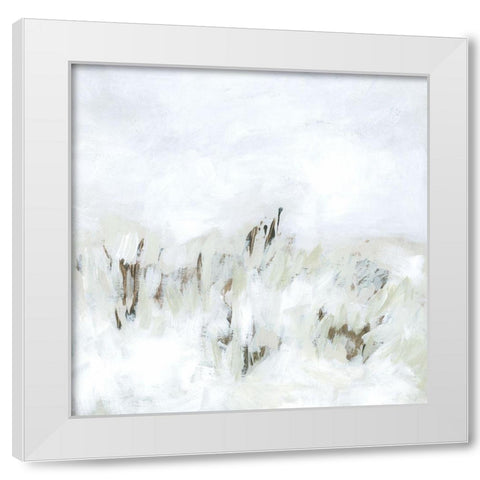 Tundra Grassland II White Modern Wood Framed Art Print by Vess, June Erica
