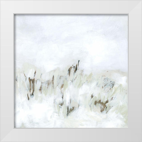 Tundra Grassland II White Modern Wood Framed Art Print by Vess, June Erica