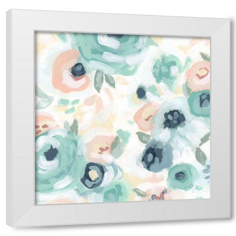 Fiore Field I White Modern Wood Framed Art Print by Vess, June Erica