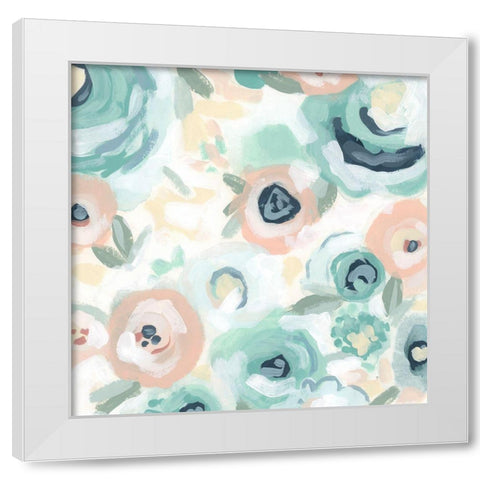 Fiore Field IV White Modern Wood Framed Art Print by Vess, June Erica