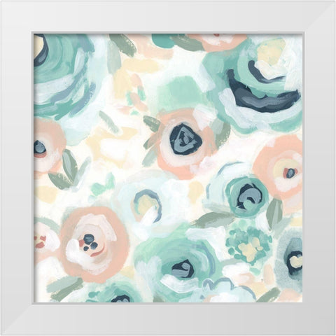 Fiore Field IV White Modern Wood Framed Art Print by Vess, June Erica