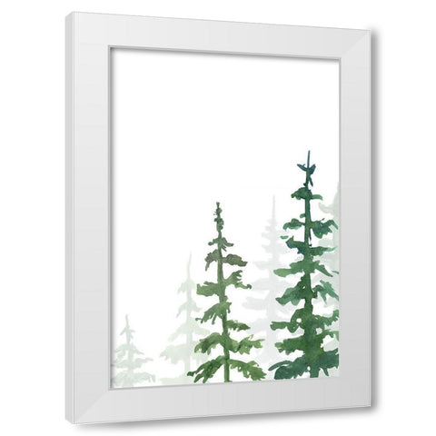 Rustic Simplicity II White Modern Wood Framed Art Print by Chandler, Sharon