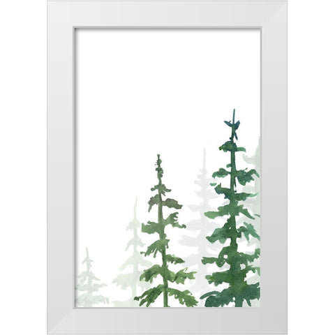 Rustic Simplicity II White Modern Wood Framed Art Print by Chandler, Sharon