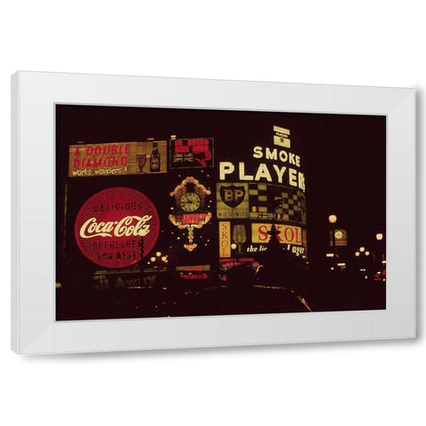 London Pavillion 1962 I White Modern Wood Framed Art Print by Longley, Carolyn