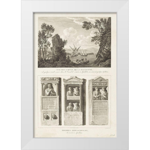 Antique Architectural Details II White Modern Wood Framed Art Print by Unknown
