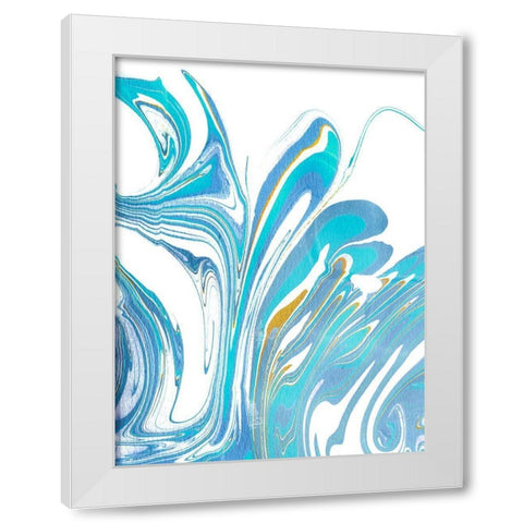 Galaxie I White Modern Wood Framed Art Print by Longley, Alicia
