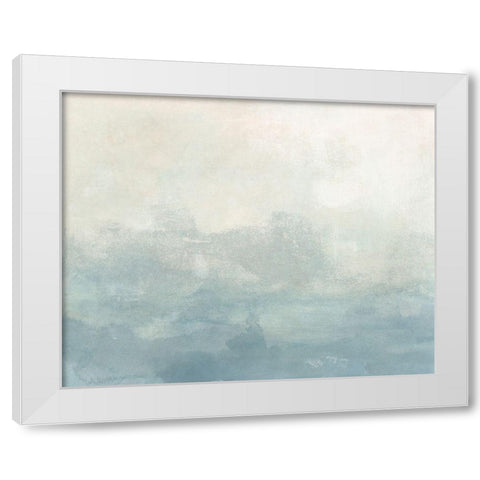 Tone Scape II White Modern Wood Framed Art Print by Vess, June Erica