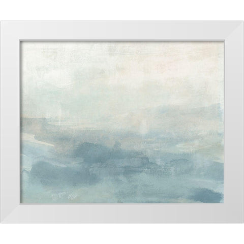 Tone Scape V White Modern Wood Framed Art Print by Vess, June Erica