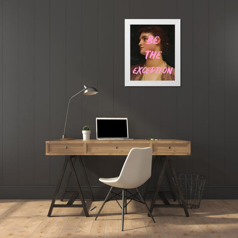 History Lessons I White Modern Wood Framed Art Print by Warren, Annie