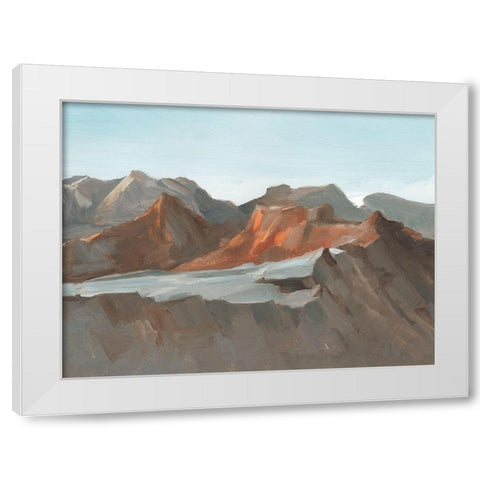 Western Plateau I White Modern Wood Framed Art Print by Harper, Ethan