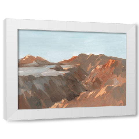 Western Plateau II White Modern Wood Framed Art Print by Harper, Ethan