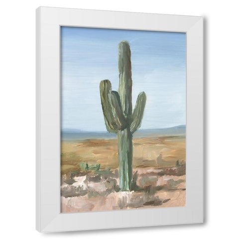 Saguaro Cactus Study I White Modern Wood Framed Art Print by Harper, Ethan