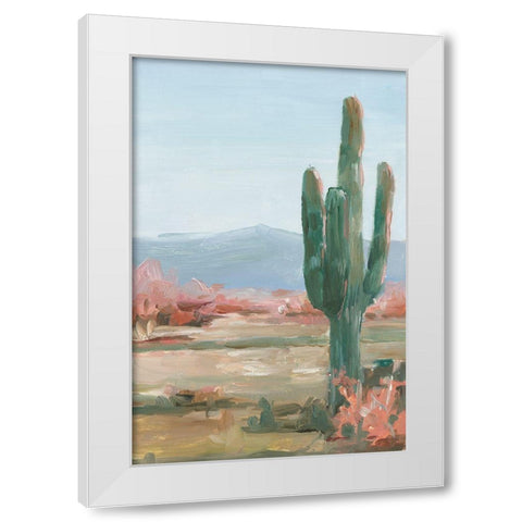 Saguaro Cactus Study II White Modern Wood Framed Art Print by Harper, Ethan
