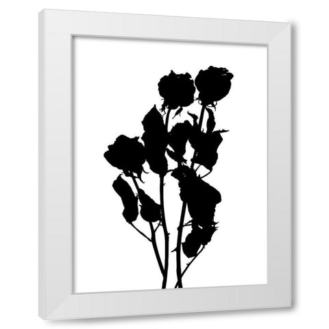 Pressed Memory I White Modern Wood Framed Art Print by Green, Jacob