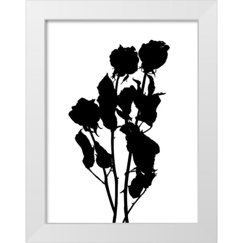 Pressed Memory I White Modern Wood Framed Art Print by Green, Jacob