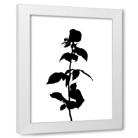 Pressed Memory II White Modern Wood Framed Art Print by Green, Jacob