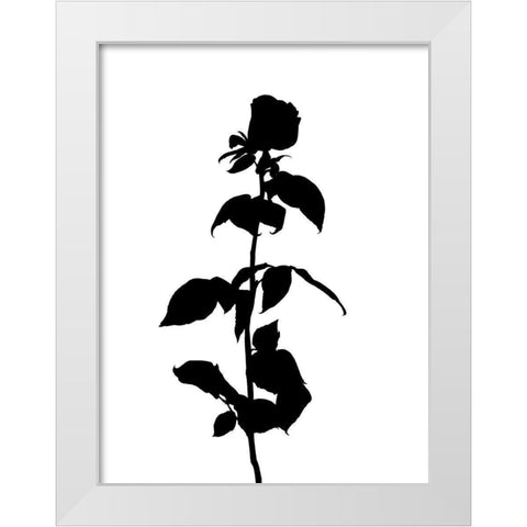 Pressed Memory II White Modern Wood Framed Art Print by Green, Jacob