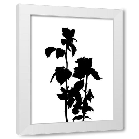 Pressed Memory IV White Modern Wood Framed Art Print by Green, Jacob