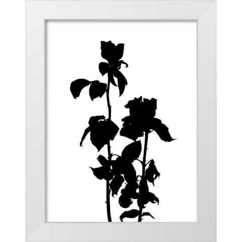 Pressed Memory IV White Modern Wood Framed Art Print by Green, Jacob