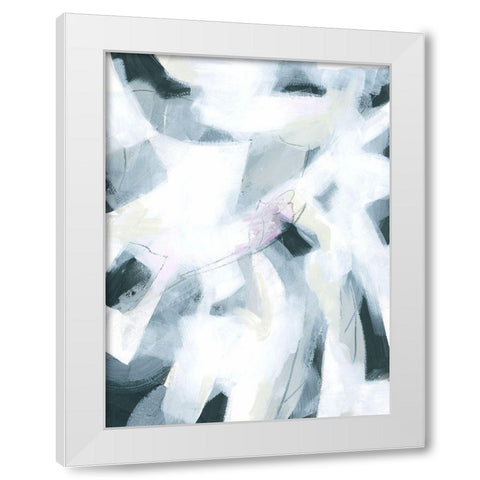 Marble Strike II White Modern Wood Framed Art Print by Vess, June Erica
