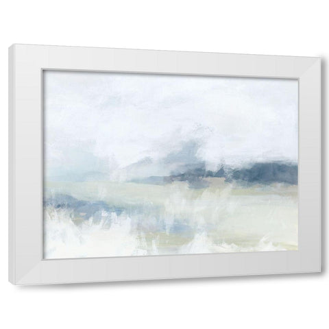 Breezy Vista I White Modern Wood Framed Art Print by Vess, June Erica