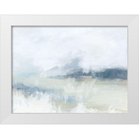 Breezy Vista I White Modern Wood Framed Art Print by Vess, June Erica